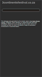 Mobile Screenshot of 3continentsfestival.co.za
